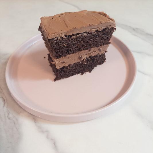 Cake Slab - Chocolate sponge, Chocolate Buttercream