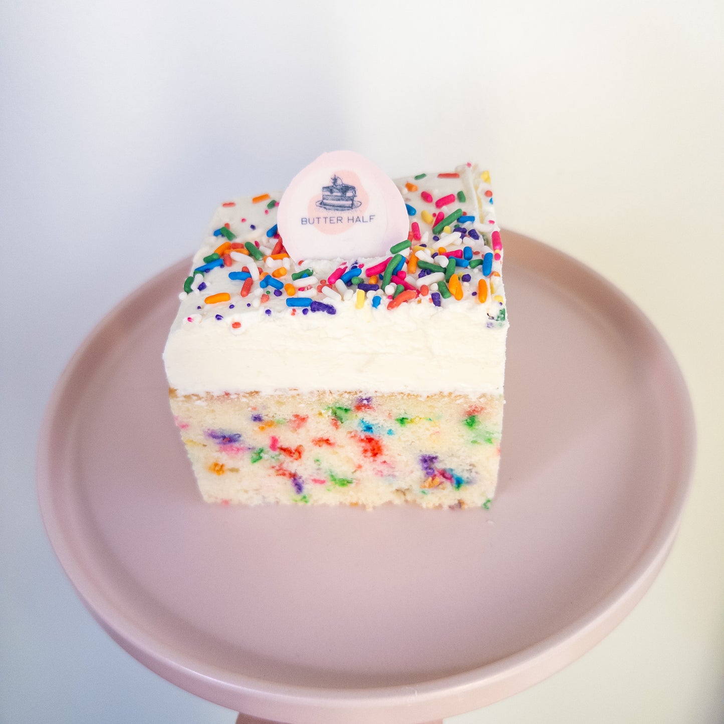 Cake Slab - Confetti with vanilla buttercream