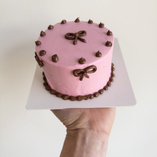4" Mini (2-3 servings) - Confetti, Vanilla Buttercream
