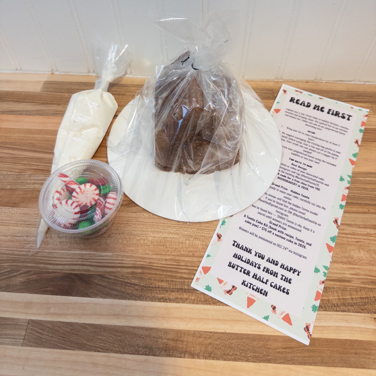 Gingerbread Tomte Cake Decorating Kit @ The CAKE COOP