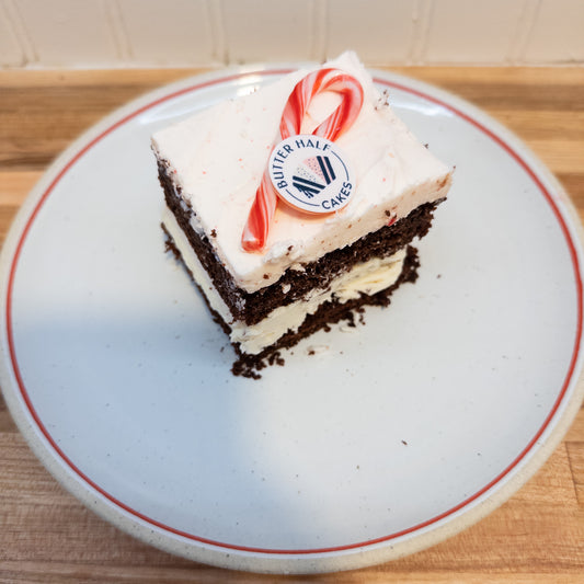 Cake Slab - Peppermint Hot Cocoa