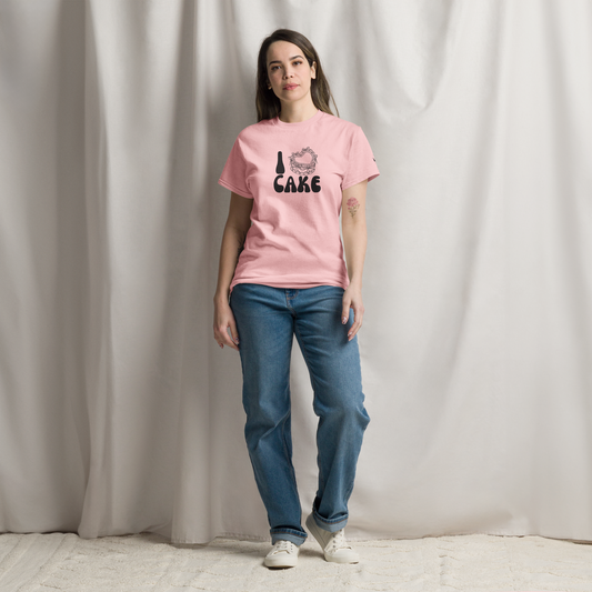 I heart cake unisex classic tee